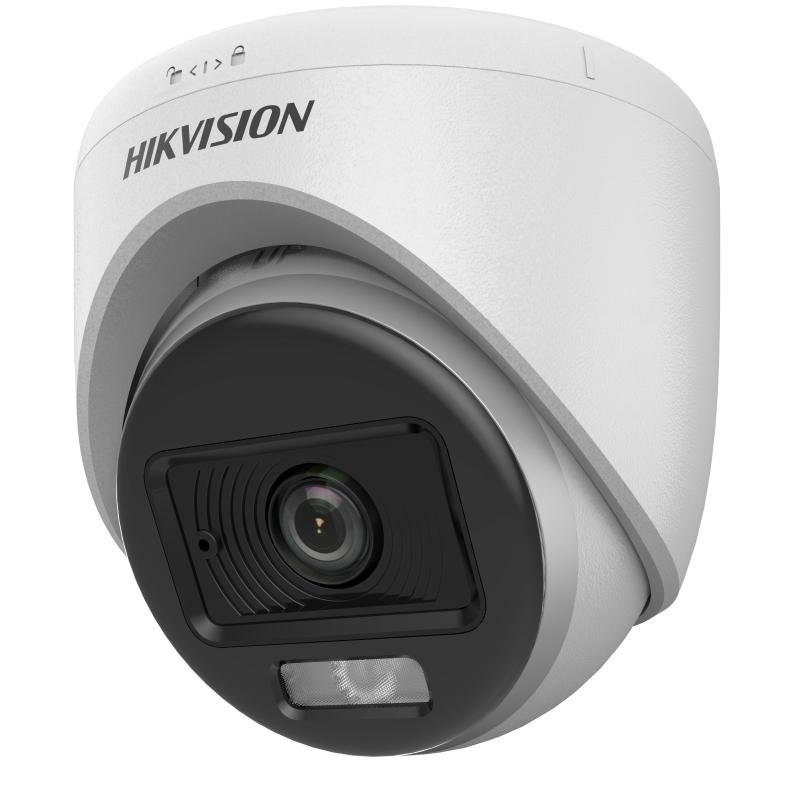 DS-2CE70KF0T-LPFS 3K ColorVu Smart hybrid light Indoor Fixed Turret Camera